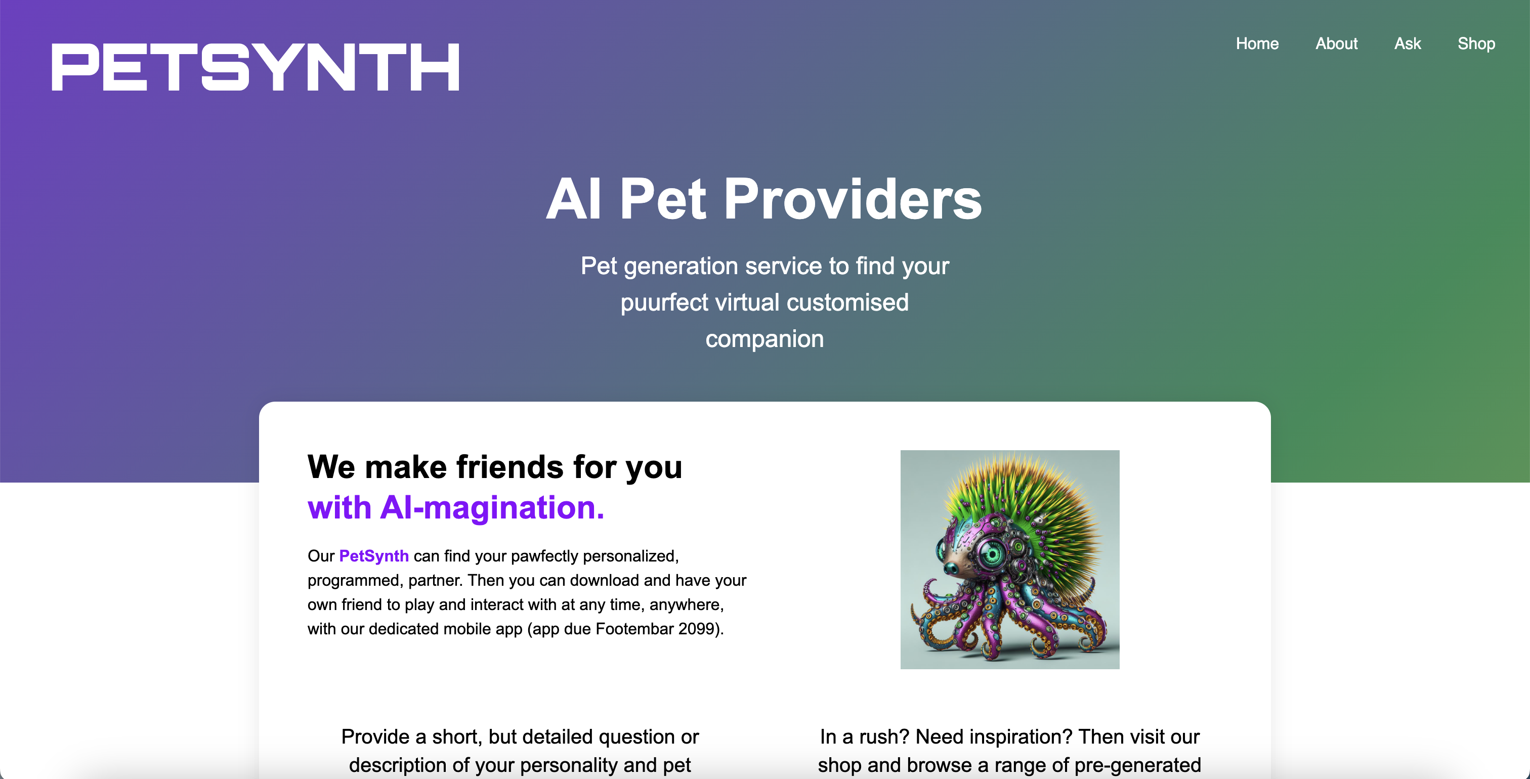 PETSYNTH