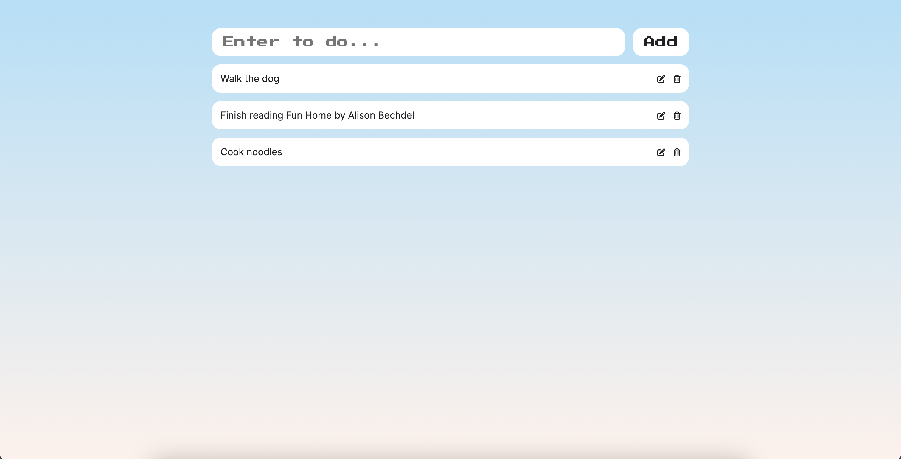 TO-DO LIST APP
